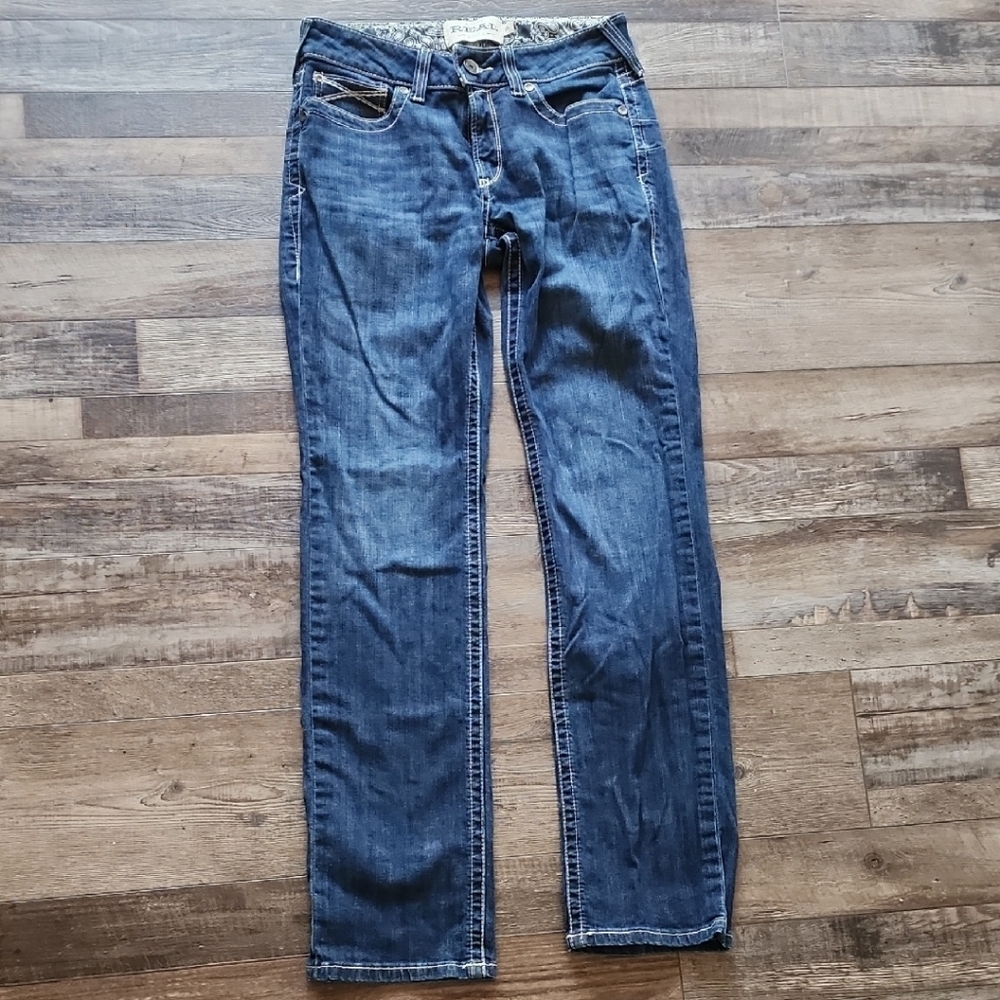 Ariat Blue Straight Leg Jeans Classic Style